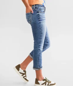Jeans|Bottoms | BKE Stella Cuffed Stretch Capri Jean Balcom 5