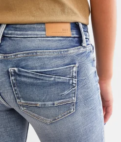 Jeans|Bottoms | BKE Stella Cuffed Stretch Capri Jean Potter 11