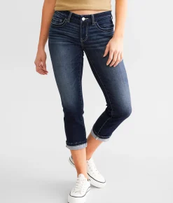 BKE Stella Cuffed Stretch Capri Jean Zinter Hot