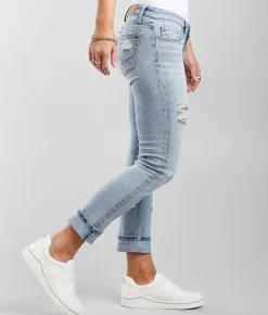 Jeans|Bottoms | BKE Stella Cuffed Stretch Capri Jean Kasper 4
