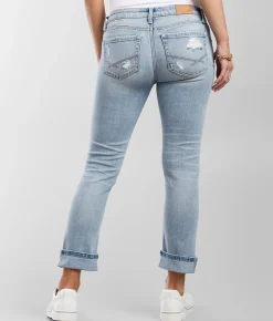 Jeans|Bottoms | BKE Stella Cuffed Stretch Capri Jean Kasper 4