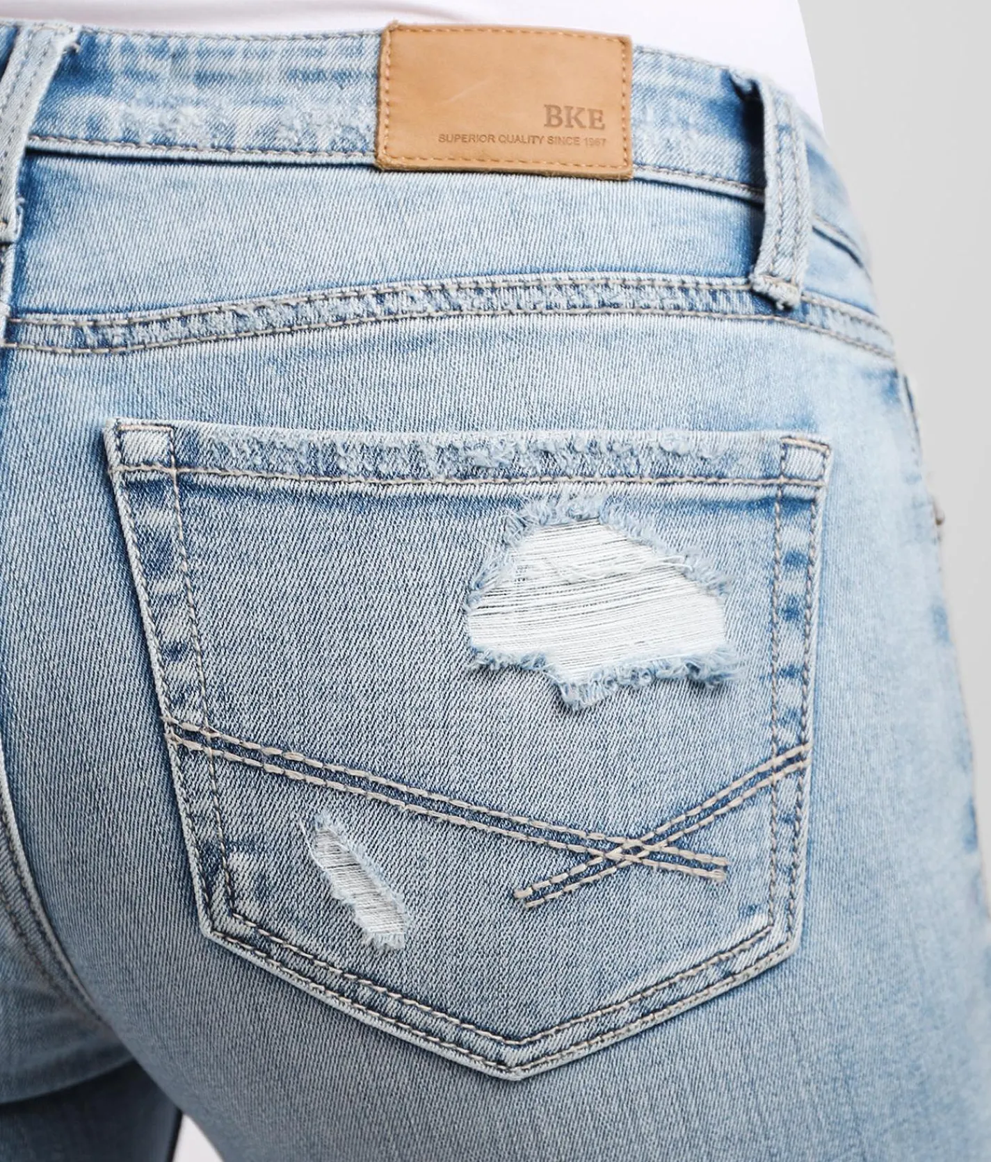 Jeans|Bottoms | BKE Stella Cuffed Stretch Capri Jean Kasper 4