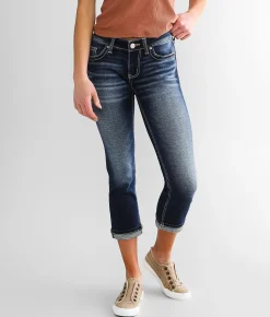 Jeans|Bottoms | BKE Stella Cuffed Stretch Capri Jean Shada 2