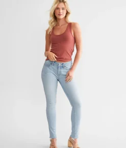 BKE Stella Mid-Rise Ankle Skinny Stretch Jean Penrod Hot