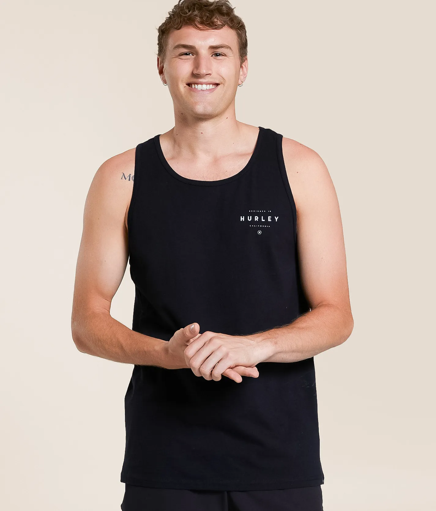 Hurley Stellar Tank Top Black Hot