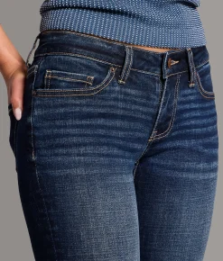 Jeans|Bottoms | BKE Stella Straight Cuffed Stretch Jean Hosino 4