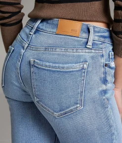 BKE Stella Straight Stretch Cuffed Jean Rumney Discount
