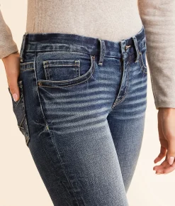 BKE Stella Straight Stretch Cuffed Jean Ponce 2 New