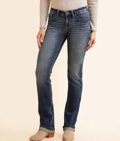 BKE Stella Straight Stretch Cuffed Jean Ponce 2 New