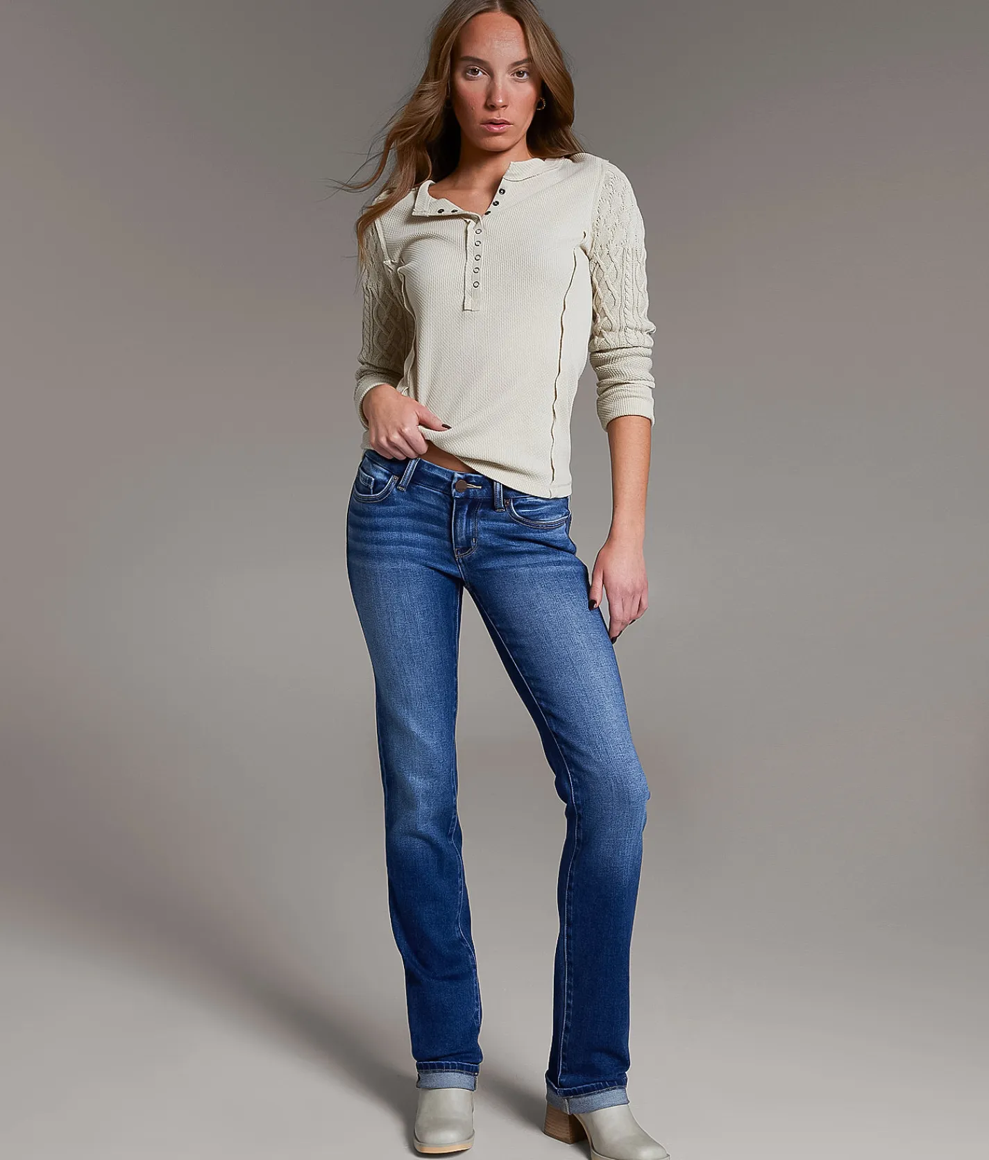 Jeans|Bottoms | BKE Stella Straight Stretch Jean Newgard 2