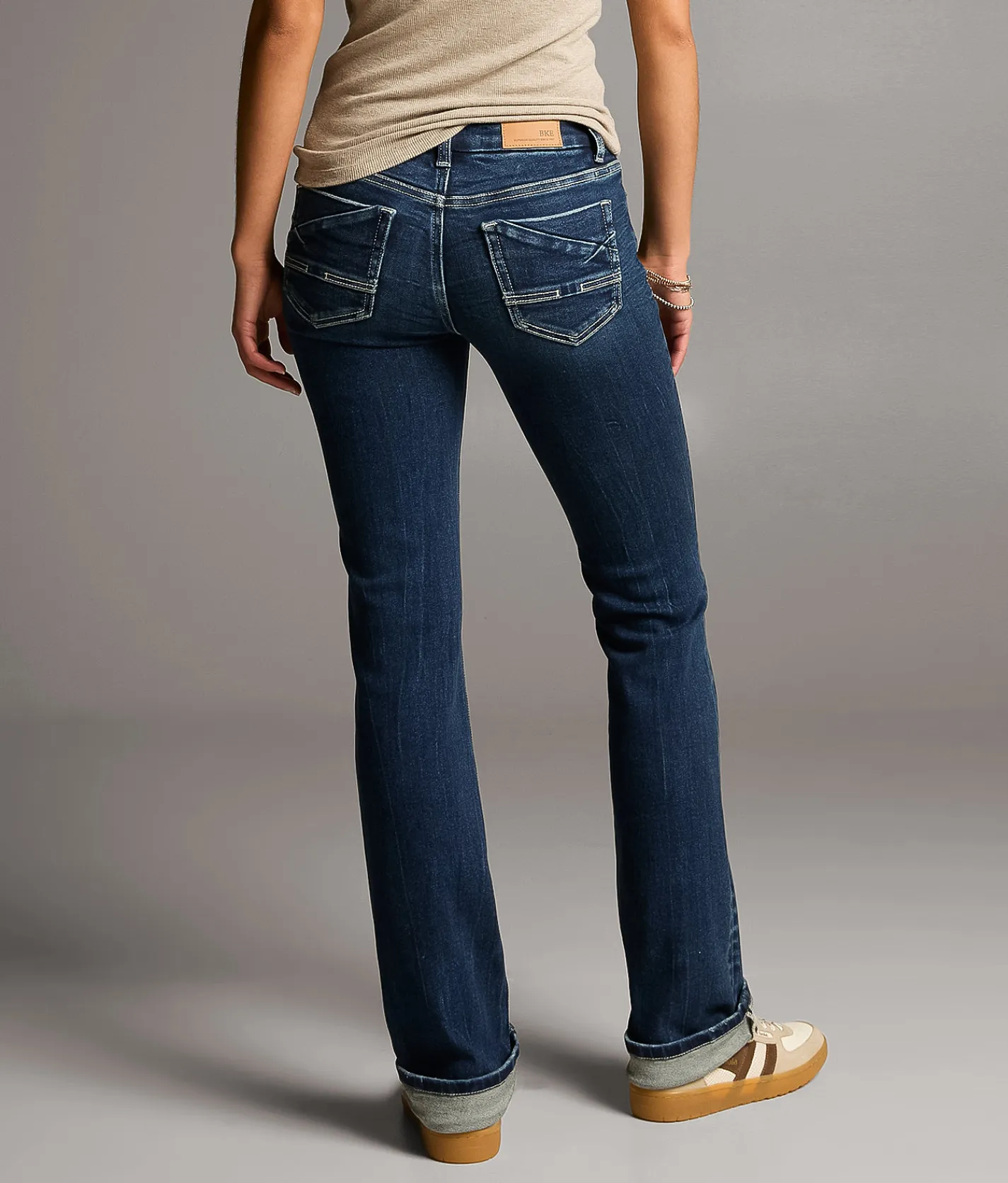 BKE Stella Straight Stretch Jean Waldrop Hot