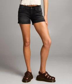 BKE Stella Stretch Short Washed Black Hot