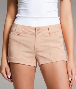 BKE Stella Stretch Short Peach Clearance