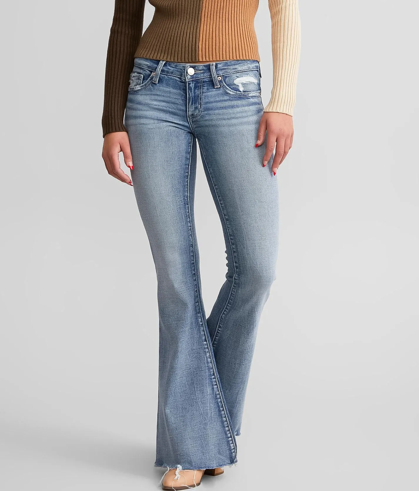 BKE Stella Super Flare Stretch Jean Cully New