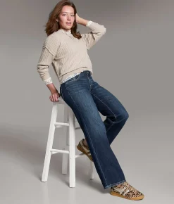 BKE Stella Wide Leg Stretch Jean Prevost Outlet
