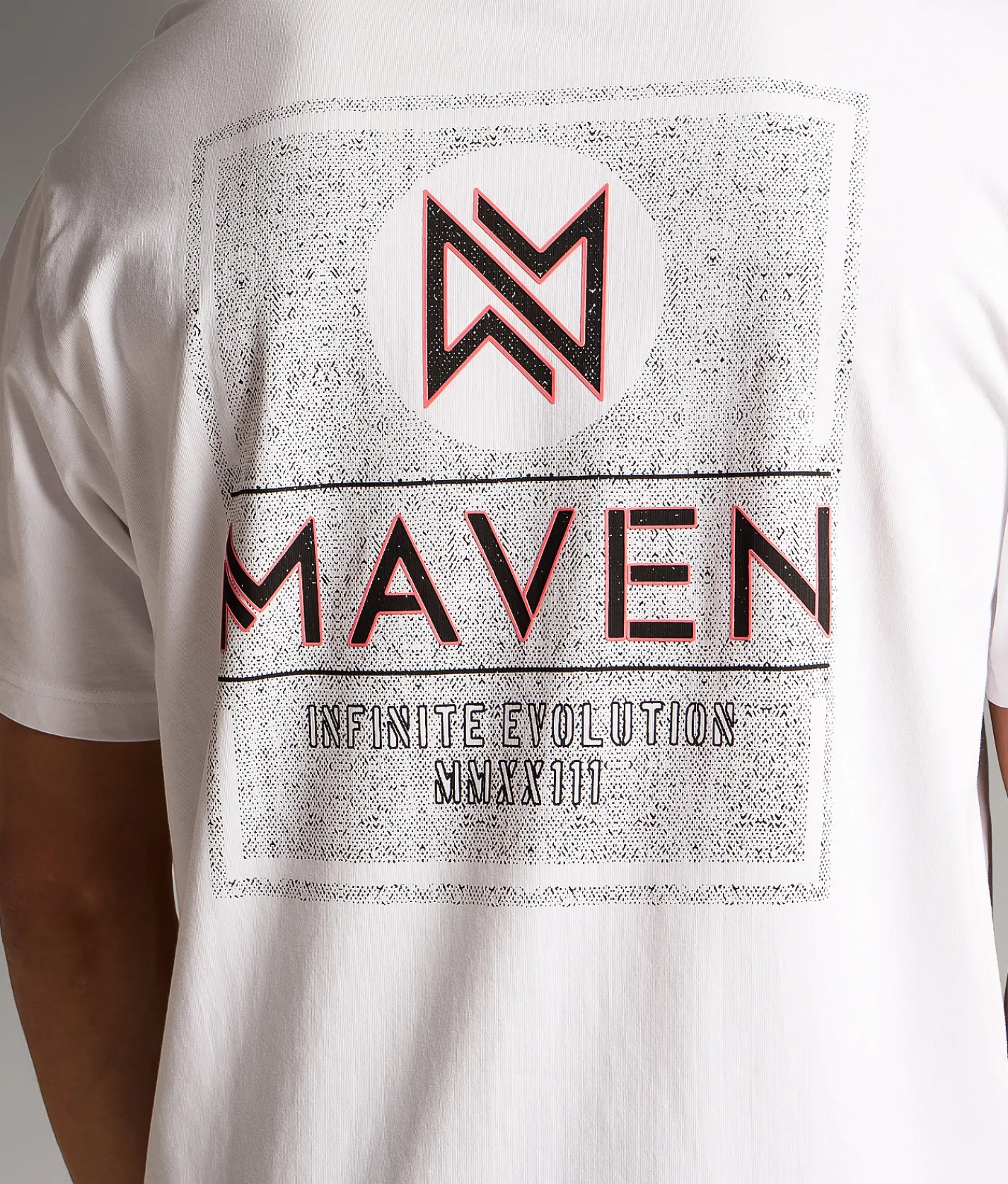 Maven Co-op Stencil Performance T-Shirt White Outlet
