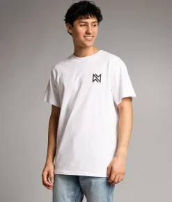 Graphic T-Shirts | Maven Co-op Stencil Performance T-Shirt White