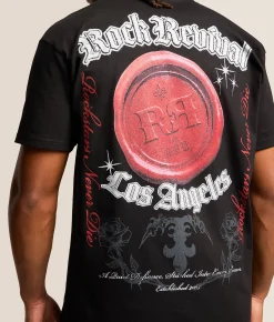 Tops|Graphic T-Shirts | Rock Revival Stephen T-Shirt Black