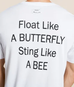 RVCA Sting Like A Bee Sport T-Shirt White Clearance