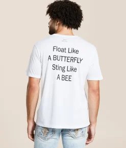 RVCA Sting Like A Bee Sport T-Shirt White Clearance
