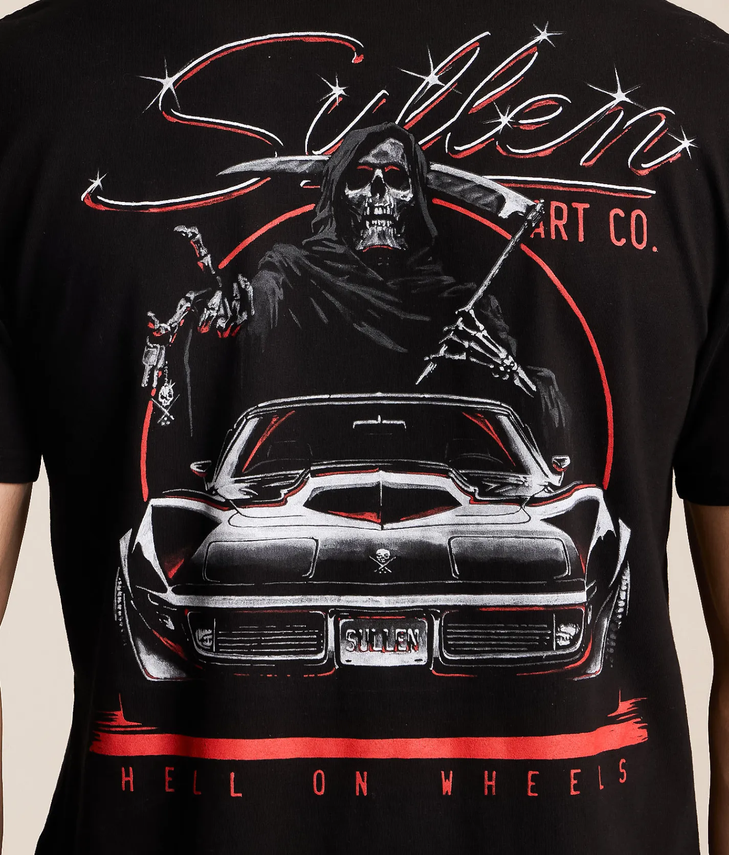 Sullen Stingray T-Shirt Jet Black Online