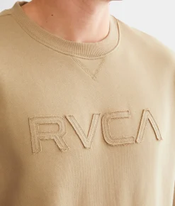 RVCA Stitched Pullover Khaki