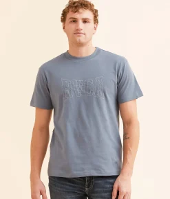 RVCA Stitch T-Shirt Flint Stone Online