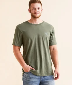 Ariat Stone Arrowhead T-Shirt Surplus Green Discount