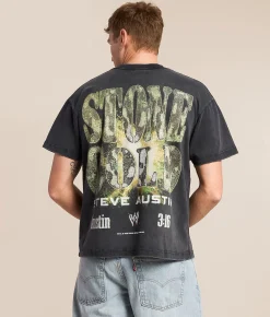Tops|Graphic T-Shirts | ID Supply Co. Stone Cold Cerberus T-Shirt Black