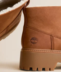 Timberland® Stone Street Leather Ankle Boot Rust Nubuck Clearance