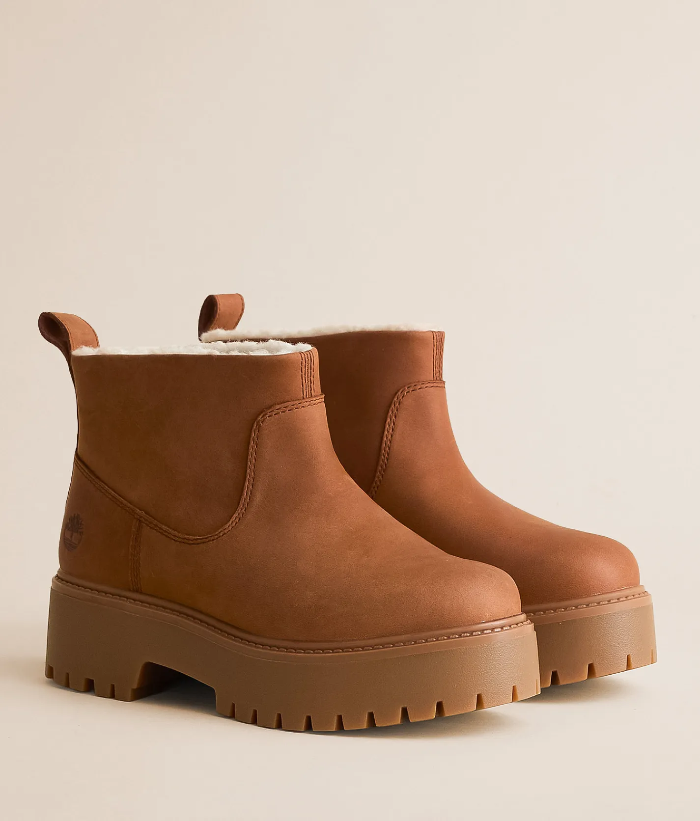 Timberland® Stone Street Leather Ankle Boot Rust Nubuck Clearance