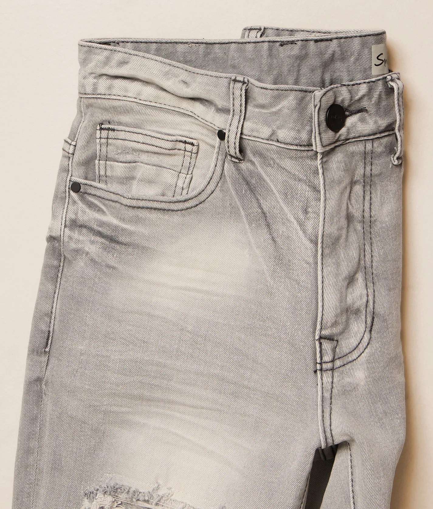Smoke Rise® Straight Stretch Jean Rubio Grey New