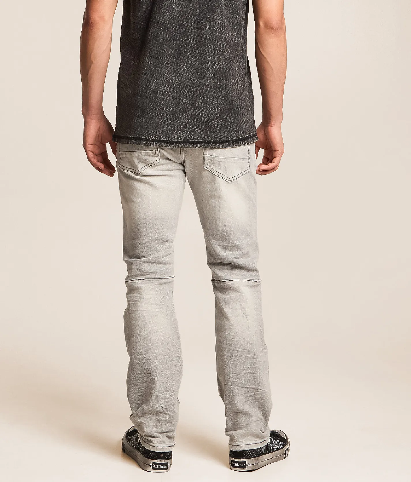 Smoke Rise® Straight Stretch Jean Rubio Grey New