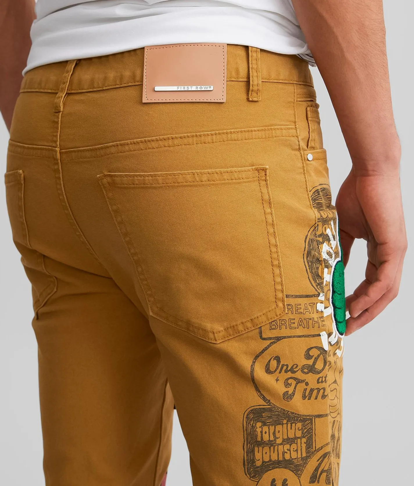 First Row® Straight Stretch Jean Wheat Clearance