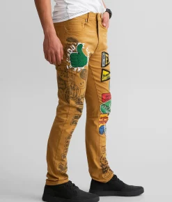 First Row® Straight Stretch Jean Wheat Clearance