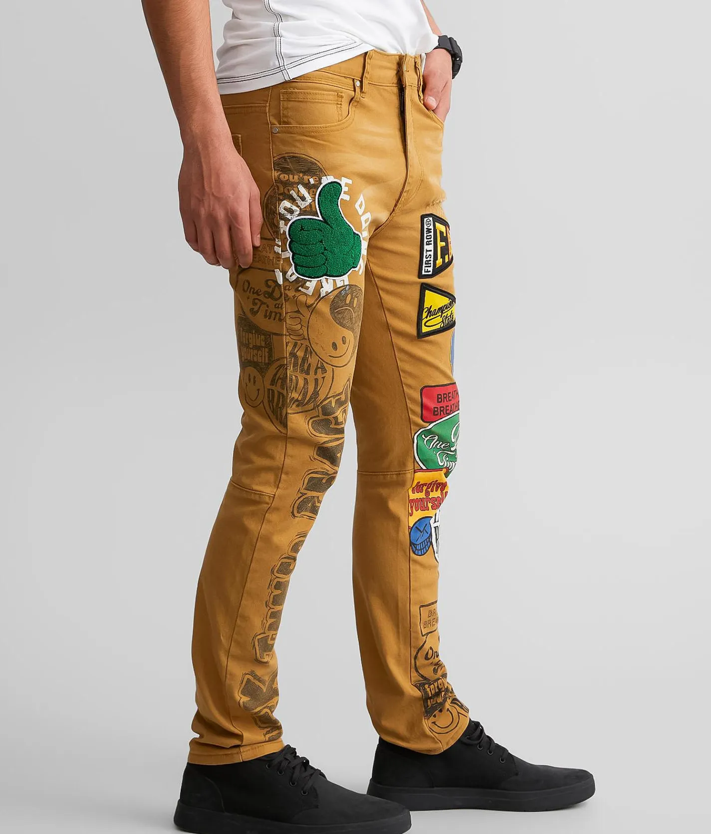 First Row® Straight Stretch Jean Wheat Clearance