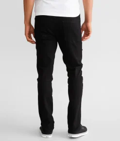First Row® Straight Stretch Jean Black Sale