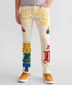 Sale Jeans|Bottoms | First Row® Straight Stretch Jean Light Khaki