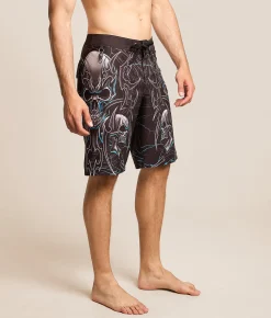 Affliction Street Savage Stretch Boardshort Black Hot