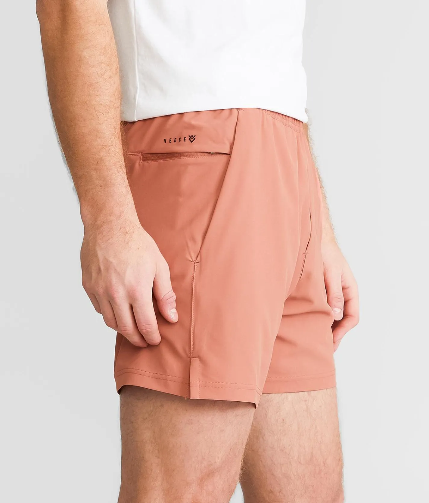 Bottoms|Shorts | Veece Stretch Walkshort Burnt Coral