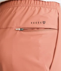 Bottoms|Shorts | Veece Stretch Walkshort Burnt Coral