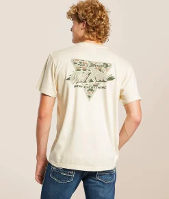 Old Row 80s Triangle T-Shirt Ivory Hot