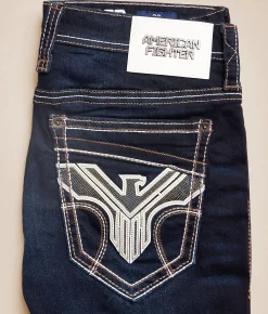 Jeans | American Fighter Striker Relaxed Straight Stretch Jean Gunn