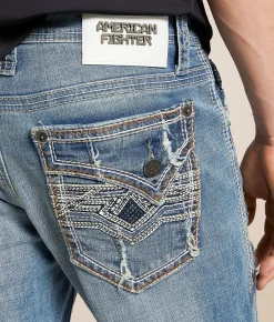 Sale Jeans|Jeans | American Fighter Striker Straight Stretch Jean Graham