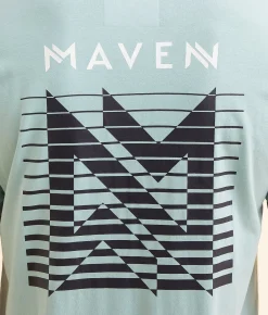 Graphic T-Shirts | Maven Co-op Striking Shades Essential Performance T-Shirt Aquifer