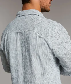 Tops | BKE Striped Athletic Shirt White Navy