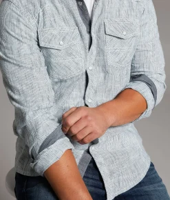 Tops | BKE Striped Athletic Shirt White Navy