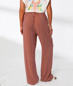 Bottoms | 33 Coastal Striped Boxer Pant Blue Stripe