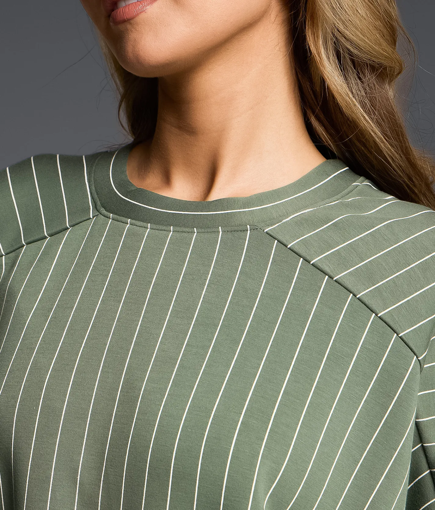 Buckle Black Striped Crew Neck Top Laurel Wreath