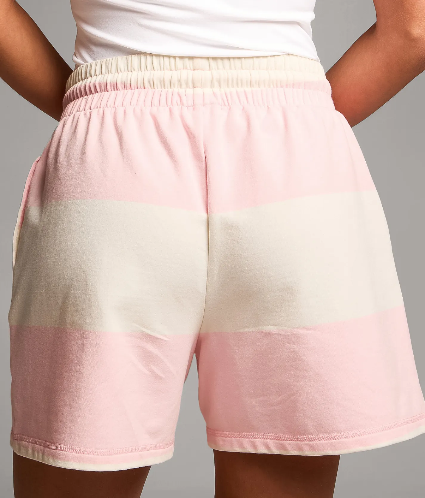 Bottoms|Shorts | BKE Striped Knit Short Cherry Blossom